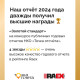 Годовой отчет 2024 получил 2 высшие награды